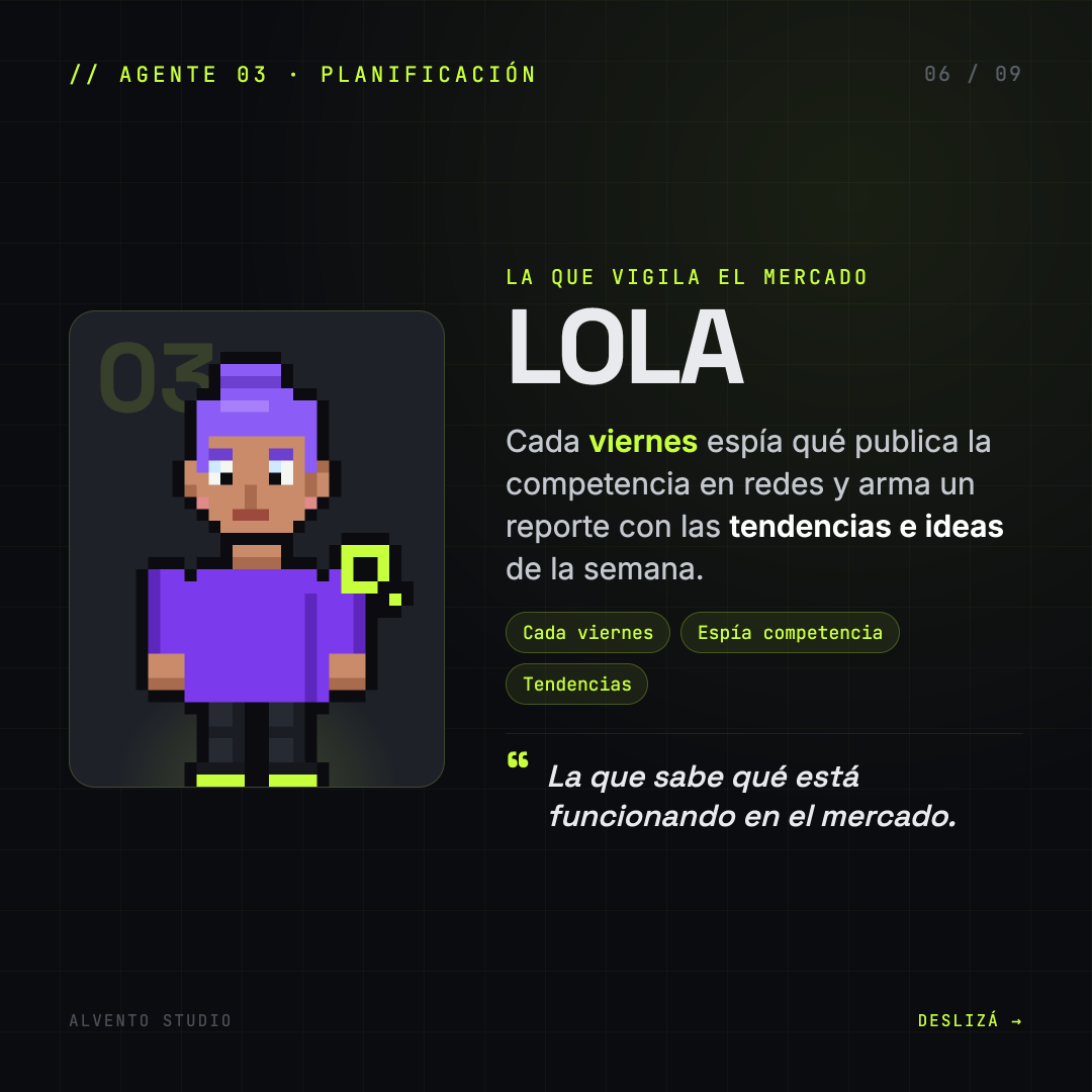 Lola — agente de planificación
